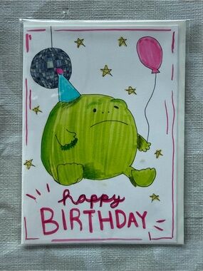 Handmade Birthday Card with Envelope